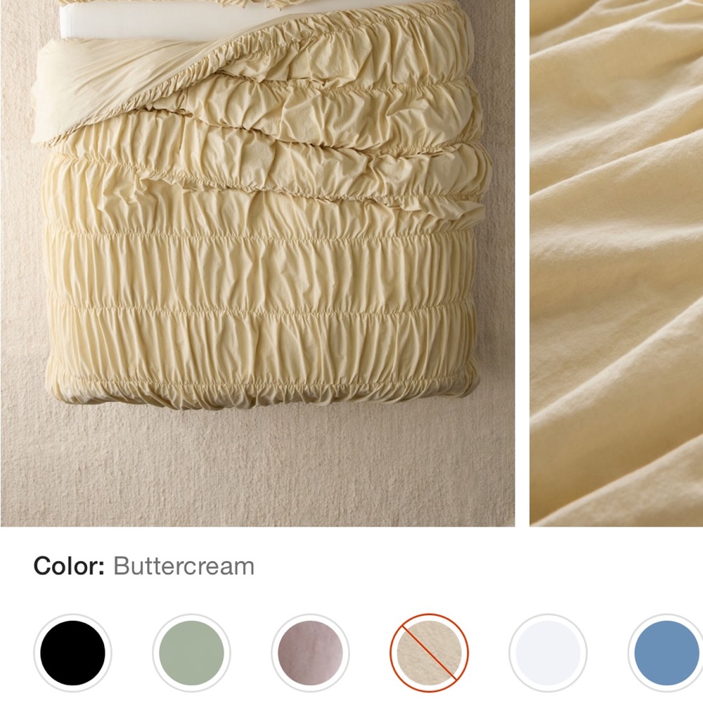 Buttercream Bedding Set